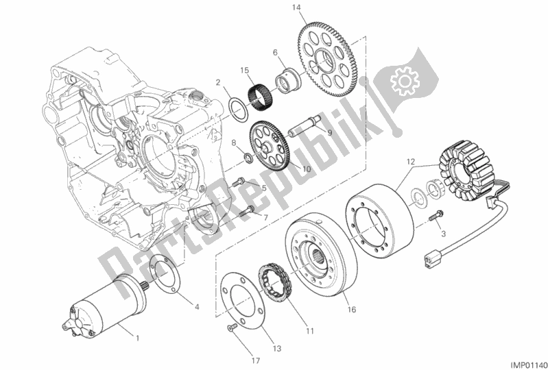 All parts for the Electric Starting And Ignition of the Ducati Scrambler Desert Sled Thailand 803 2020